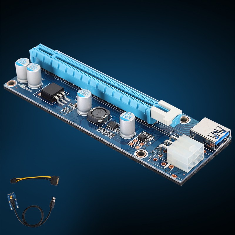 Mini PCI-E to PCI Express16x Extender Riser Adapter With SATA