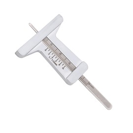Depth Caliper, 0 to 50 mm Depth Caliper, Micrometer Gauge Measuring Tool, Portable Stainless Steel Depth Gauge