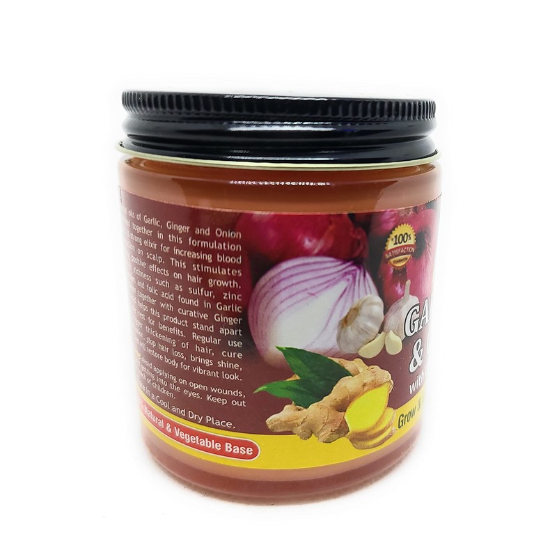 ESSENTIAL PALACE Organic Garlic oil & Ginger with Onion extracts