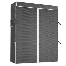 VIPEK Cover ONLY for V2/V2S/V7/V7/R4/R3 Plus Clothes Rack, Dustproof Zippered Polyester Fabric Cover, Sturdy, Wrinkle Resistance, Breathability Keep Garments Dry, 46.1" L X 17.7" W X 75.2" H, Black