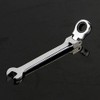 Supertool Flexible Head Wrench Open End and Ring Ratchet Wrench