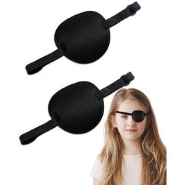 TPZORJX 2 Stück Ein-Augen-Maske für Kinder, verstellbare Augenmaske, medizinische 3D-Augenmaske, Verdunkelungs-Augenschutz, Augenmaske für Erwachsene, Kinder, linkes oder rechtes Auge