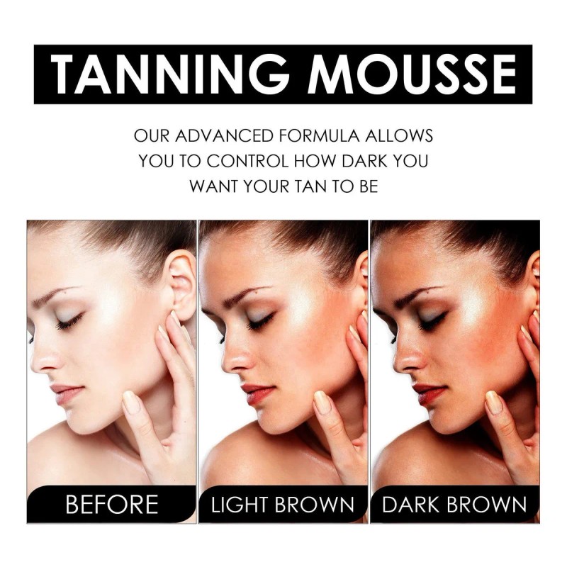 Espuma Bronceadora Sunless, Bronceadora De Verano, Para Cuer