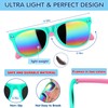 GINMIC Kids sunglasses, 24Pack Neon Party Favor, with UV Protection