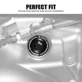 NICECNC Oil Filler Plug Oil Drain Cap Compatible with Yamaha Raptor 700 2006-2008 2013-2023 2024, 700R 2009 2011 2012 2013 2015-2024, 700R SE 2013-2024, FJ1200, FJR1300, GTS1000, See Fitments