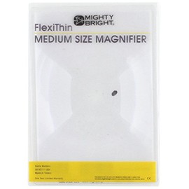 Mighty Bright Mighty Bright FlexiThin Medium Size Magnifier with, 1,