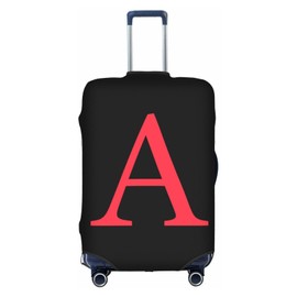 ILEABEC Letter A Luggage Covers, Elastic Stretch Suitcase Covers, Anti-Scratch Luggage Protector, Washable Travel Suitcase Covers, XL Fits 29-32 Inch Suitcase