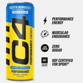 Cellucor C4 Sugar Free Energy Drink Variety Pack 12 Fl Oz 12 Cans 150Mg Caffeine
