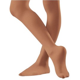 Danskin Women's Compression Footed Tight,Toast,C