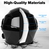 Motorcycle Bluetooth Modular Helmet, DOT Approved Dual Visor Full Face