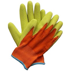 Briers Kids Junior Digger Green & Orange Gloves