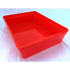 Instrument tray – 19cm x 14cm x 5.5cm. polypropylene (Red)