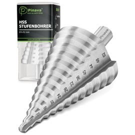 PINAVA® HSS Step Drill Bit (6-52 mm Hours)