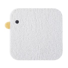 Cat Litter Mat Prevent Slip Cute Chick Shape Cat Litter Trapping Mat Pad for Cat Kitten