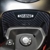 labelbike - Motorcycle Ignition Key Zone Protection 3D Sticker Compatible
