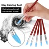 Clay Sculpting Tool, 5Pcs Rubber Tip Clay Pottery Pen Shaping