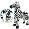 Zebenjo The Zebra - 16 Inch Stuffed Animal Plush