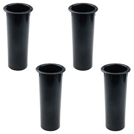 Pastlla 7"x3" Speaker Port Tubes Plastic ABS Speaker Cabinet Port Tube Subwoofer Bass Reflex Tube Bass Woofer Port Tubes Pack of 4