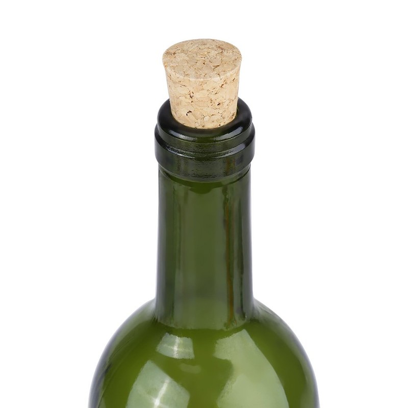 10 Piezas De Corcho Corcho Cónico Vino De Madera/Tapón De