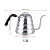 Cafetera con Termómetro de Acero Inoxidable 304 Vierte Sobre Café