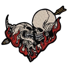 Zegins Love Forever Never Leave Till Death Patch Embroidered Applique Badge Iron On Sew On Emblem