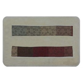 Popular Bath Bath Rug, Miramar Collection, 21" x 12"