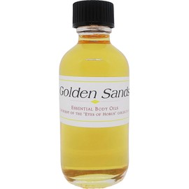 TCEShop Golden Sands Scented Body Oil Fragrance [Regular Cap - Gold - 2 oz.] - ID#34630