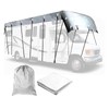 HFKJway Rv Cover for Roof - 210D Oxford Cloth, Wind,