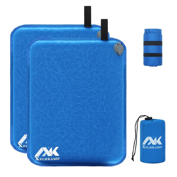 XplrKamp 2 in Inflatable Seat Cushion for Airplane Travel Camping