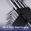 9-Piece Torx Key Set Tool, Double Headed Hex Key Set,