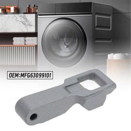 The Lord of the Tools Washer Door Lock Striker Drum Washing Machine Door Handle Lock Compatible with LG Washer Buckle Replacement Kit MFG63099101