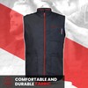 Professional Barber New Shirt Jacket Men's Black Sleeveless and Features