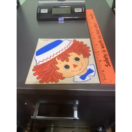 The Bobbs-Merrill Co. Vintage 1974 Raggedy Ann & Andy Bobbs Merrill Co. Decal Sticker Andy