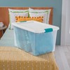 Sterilite 64 Qt Latching Storage Box, Stackable Bin with Latch