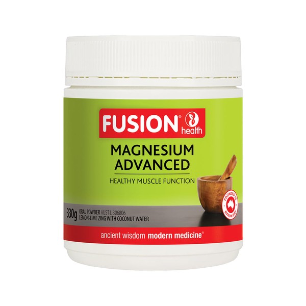 Fusion Health Magnesium Advanced Lemon Lime Powder 330g