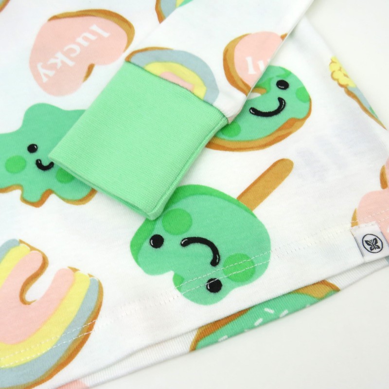 HonestBaby Celebration 2-Piece Pajamas Sleepwear PJs 100% Organic Cotton for