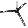 Very stable Justino stand spider for monopods with lockable ball