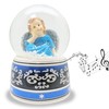 Snow Globe Christmas Music Box | Angel Blue Dreamy |