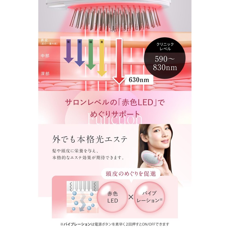 EMS Brush Mini New Arrival wavewave EMS Hair Brush Portable