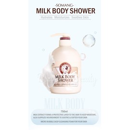 Cosmocow Somang Milk Body Wash Bdoy Shower 750 ml / 25.36 fl oz