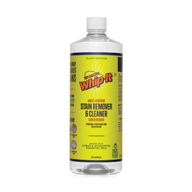 Quitamanchas multiusos Whip-It de 32 onzas, concentrado, a base de plantas con las 6 enzimas, todo natural, fabricado en Estados Unidos