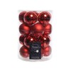 20 Glass Christmas Tree Baubles, 6 cm
