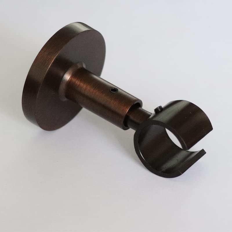 Refila 2 Pack Diameter 19mm(0.75 inch) Double Curtain Rod Bracket