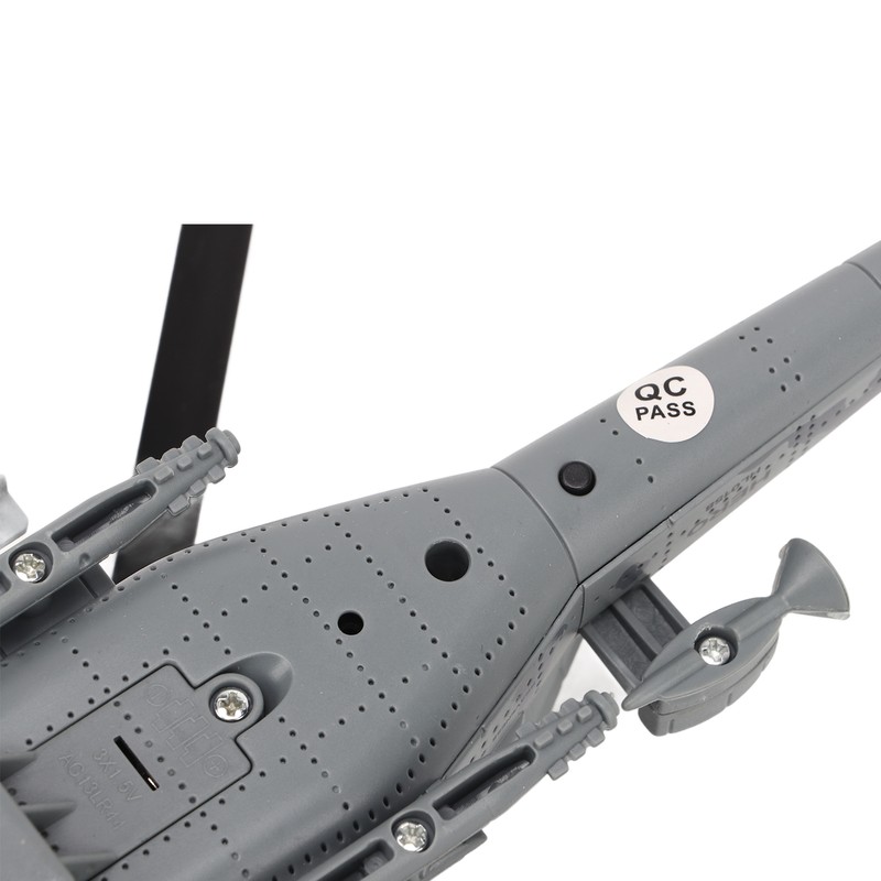 Diecast Metal Helicopter Model Sound Light Pullback Alloy Fighter Aircraft