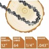 Fifchall 4 Pack 12 Inch Chainsaw Chain 1/4 LP Pitch