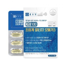 Chong Kun Dang 20100 Supercritical rTG Omega-3 30 Capsules