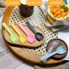 4.3" Mini Disposable Sporks 100ct, Plastic Spork 2-in-1 Utensils, 4