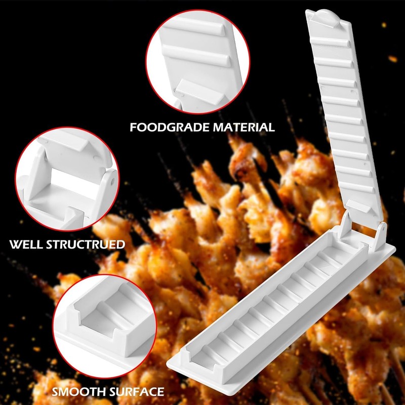 Kebab Maker, Kebab Press, Manual Kabob Maker, Plastic Kebab Machine,