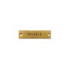 POSH LIVING AG PRIVATE 64019 Sign Plate