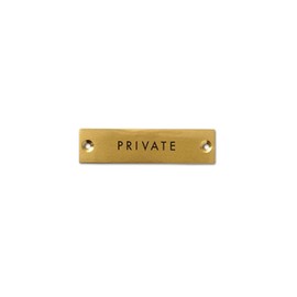 POSH LIVING AG PRIVATE 64019 Sign Plate